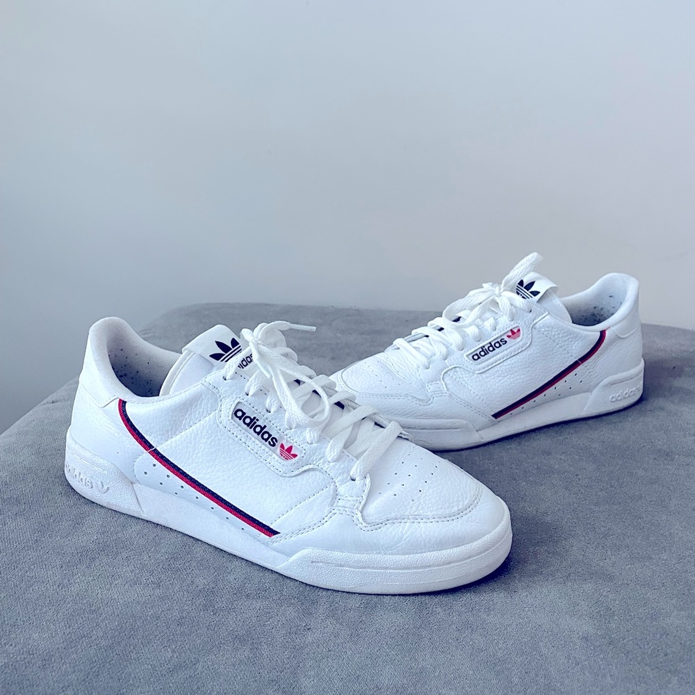 ADIDAS CONTINENTAL 80 WHITE SIZE 10
